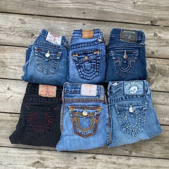 LOT OF 6 Vintage True Religion Jeans - Picture 10 of 13